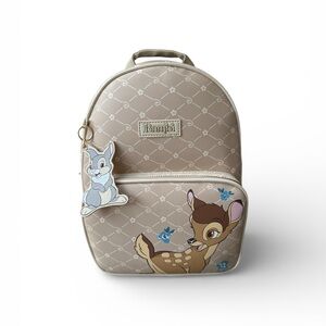 Disney’s *NWT* Bambi Kids Backpack Thumper Charm - Beige w/Good Detail